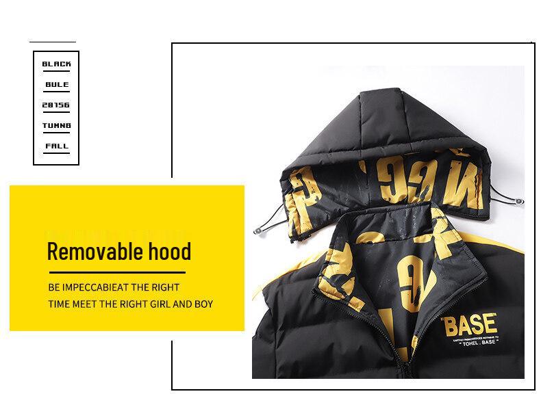 Adidas Youth Cold-Resistant Zippered Jacket - Thick, Warm, and Casual for Autumn and Winter