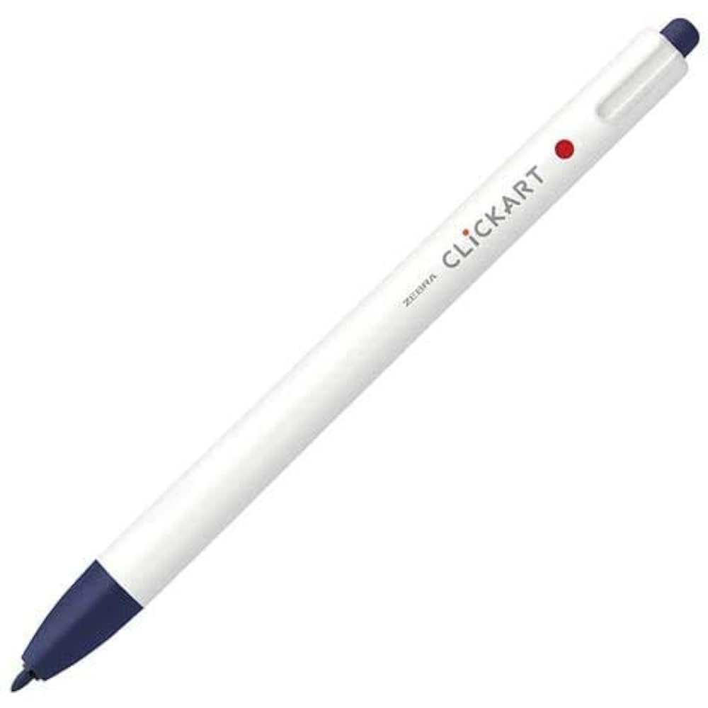 Zebra Clicker Knock Type Water-based Sign Pen Blue Black WYSS22-FB [x3]