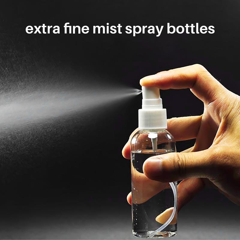 T02C!24Pcs 20Ml Transparent Empty Spray Bottles Portable Refillable Fine Mist Sprayer Bottles
