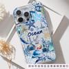 Summer Ocean Elements Suitable for iPhone16promax Apple 15 Mobile Phone Case 14 Transparent 13 Airbag 12 Explosion 11