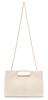 Baisikou Women's Clutch Bag, Fashionable Large Party Bag, Wedding Bag, 3-Way Handbag, Crossbody Bag, Shoulder Bag (Ivory)