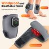 Electric Heating Ankle Guard 5 Levels Hot Compress 660nm Near Infrared Massage Cordless Foot Massager Ankle Protector Strap