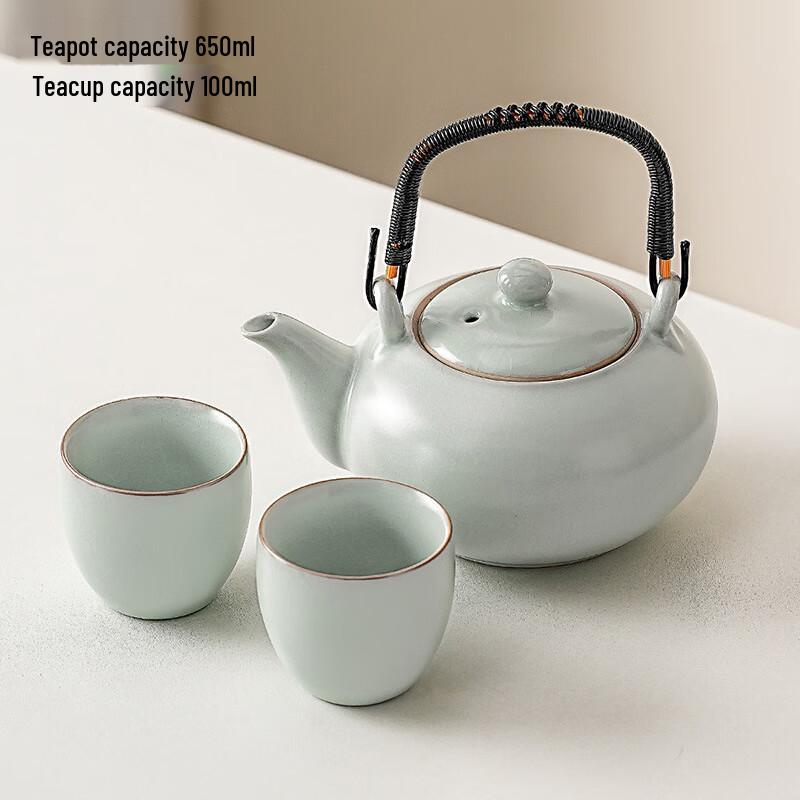 

Qixuanyuan Ru Kiln Kung Fu Tea Set