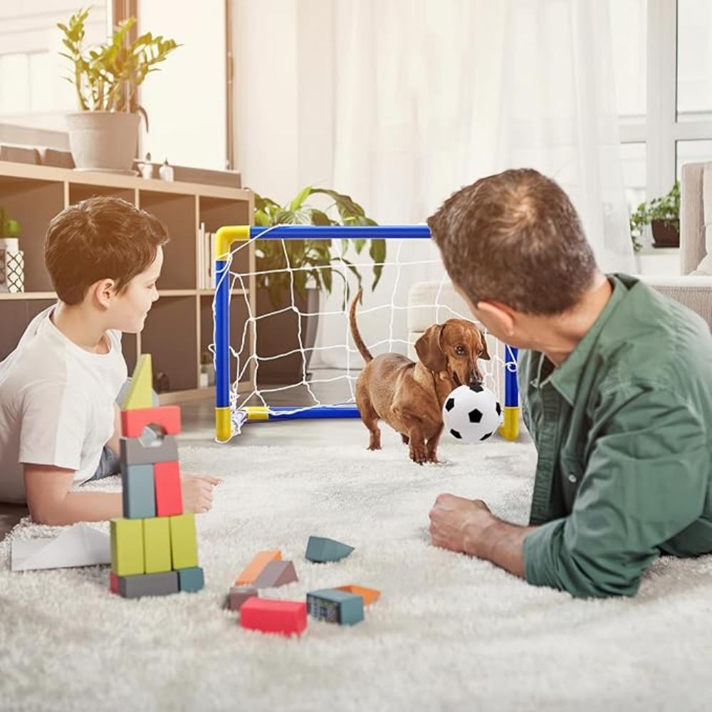 Children's Soccer Door Combination Outdoor Indoor Sports Interactive Toy Disassembly DIY Sports Soccer Frame