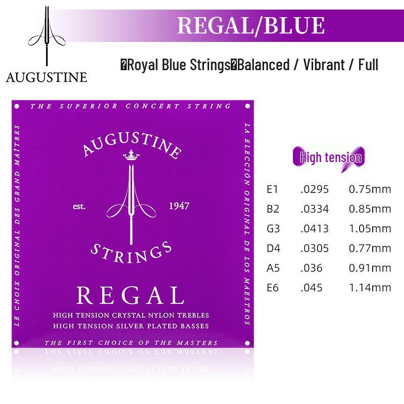 AUGUSTINE Augustine Classic Red Nylon Guitar Strings Set - Treble & Bass Tension