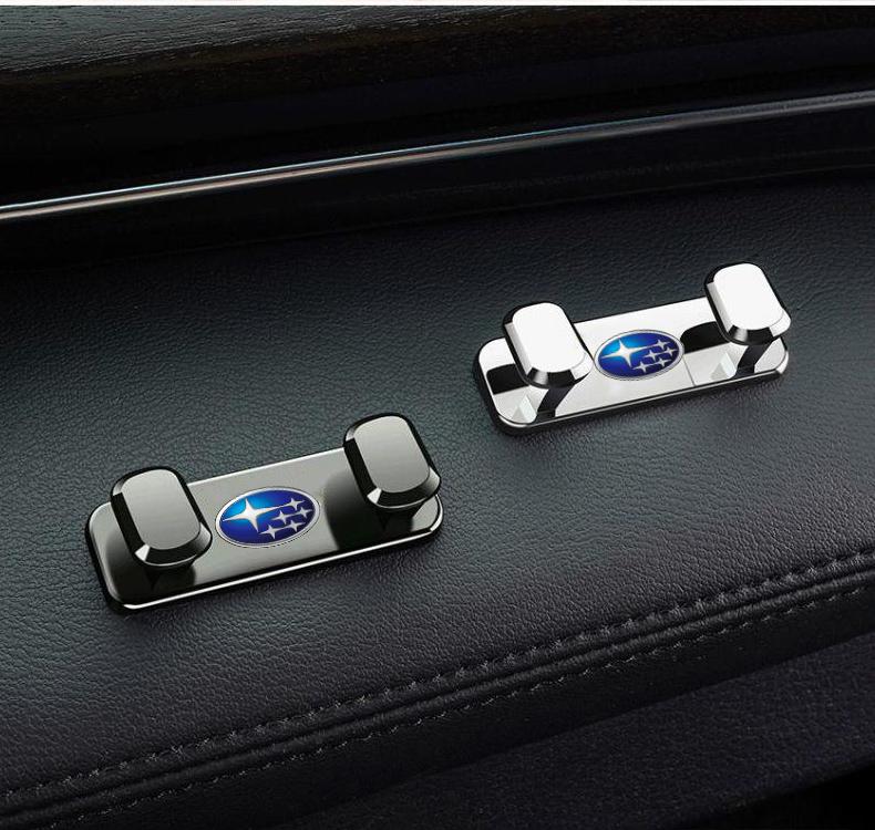 Car Interior Organizer Hooks Zinc Alloy Hanging Storage For Subaru Forester Outback Crosstrek Impreza WRX BRZ Ascent ge3