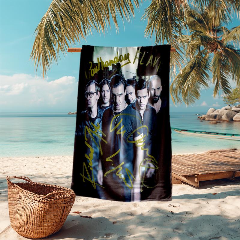 Till Lindemann, Lead Singer of the German Heavy Metal Rock Band Rammstein, Outdoor Camping Vacation Swimming Beach Scarf Decorative Blanket F13