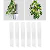 Plastic Moss Poles For Monstera Small Medium Climbing Plants 17 Inch Stackable Plant Support For Indoor Outdoor Potted Plants