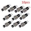 Reliable Miniature Pushbutton Switches in Black with PBS 110 Set of 10
