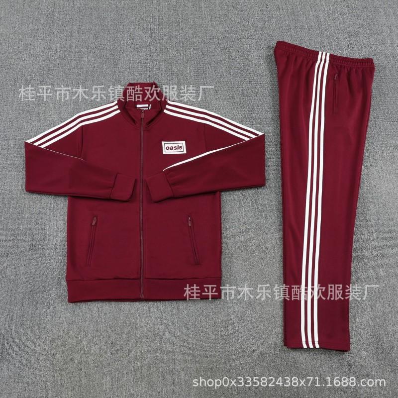 AJ Tracksuit Set Long Zip Football Training Suit No Team Men Women Sportswear