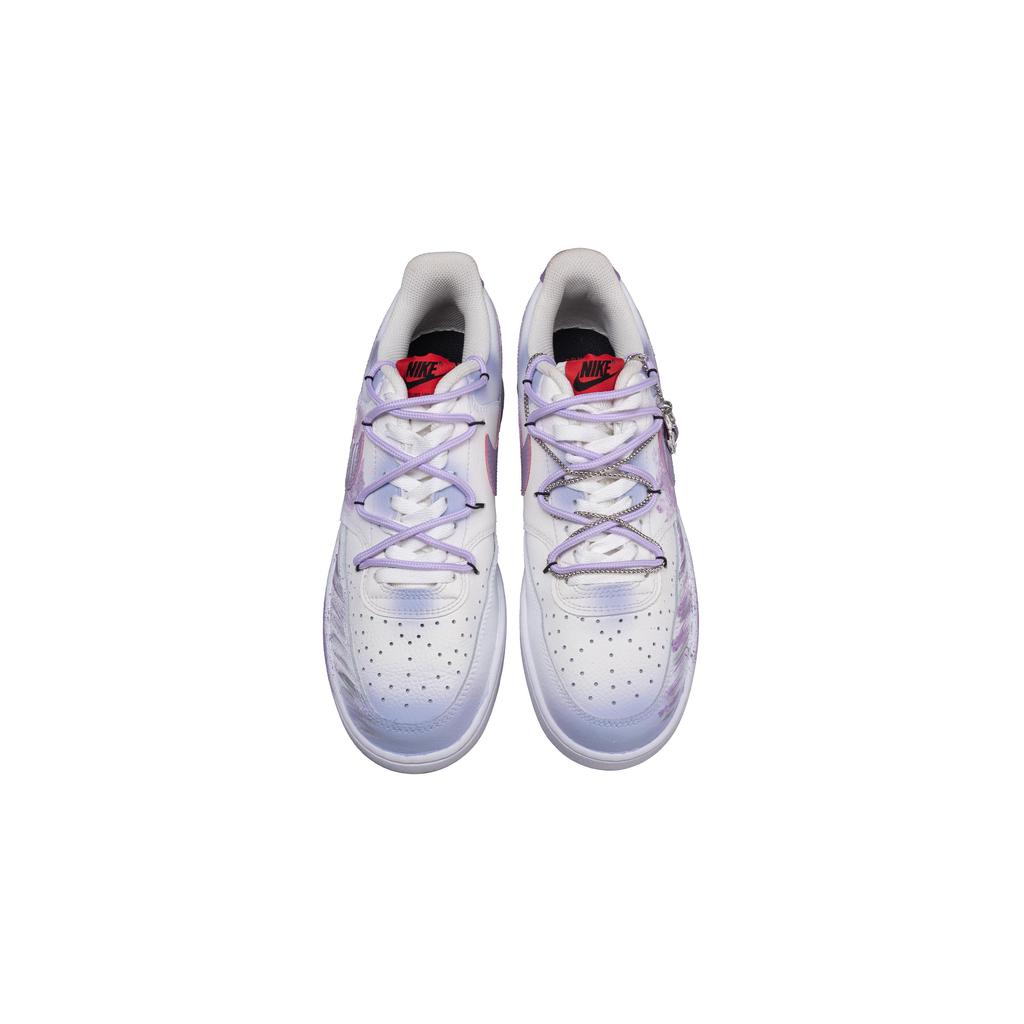 Nike Court Vision 1 Purple Swirl Waterproof And Wear Resistant Low Top Skateboard Shoes Men's Light Purple DM1187-101(Team365-)