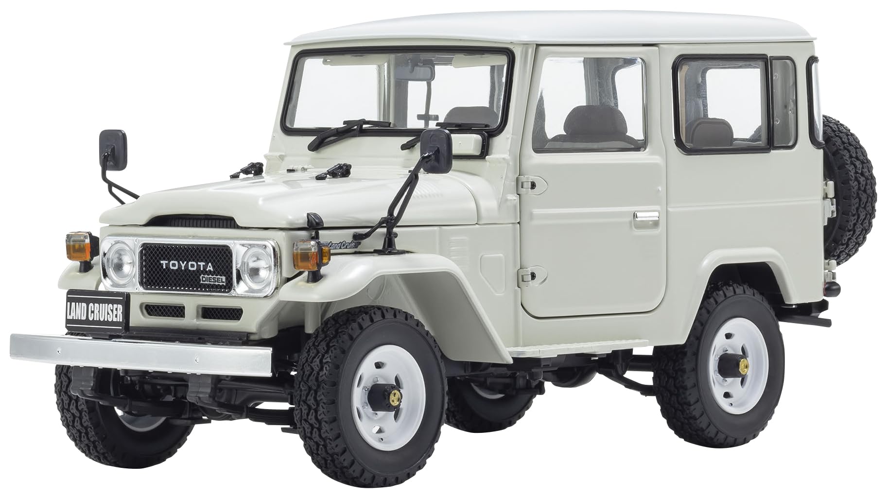 

Kyosho Original Toyota Land Cruiser 40 Van White Finished Product 1/18 (BJ42V)