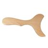 Beech Gua Sha Fish Tail Massager for Full-Body Acupoint Therapy