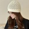 Hollow Out Crochet Pullover Hat Bohemian Style Weave Cap Sweet Knitted Beanies Hat  Girls
