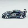 YVAZ6 MINIGT 1:64 Toyota GR86 HKS TYPE R 2022 Tokyo Auto Salon MGT Alloy Car Model 1005