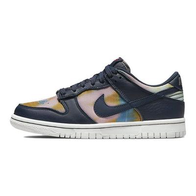 Dunk Low SE GS Graffiti - Obsidian Kids Sneakers Multi-Color Summit-White Sport-Grey DM1051-400