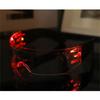 Chemion LED Visor Rave Glasses for Men Cosplay Festivals Halloween Bars Clubs
