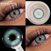 1 Pair New Colorful Contact Lenses for Eyes Blue Eye Lenses Beautiful Pupil Yearly Gray Lenses Cosmetic Green Contacts