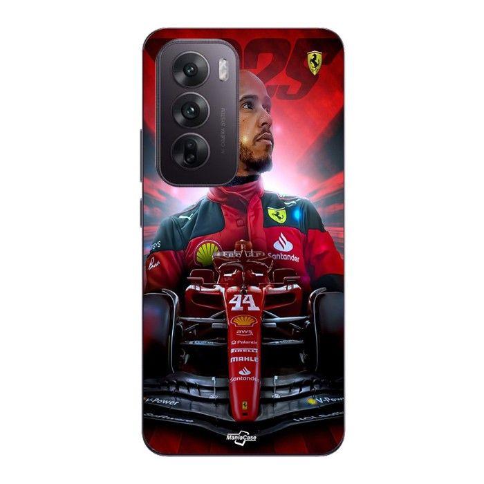 Coque Pour Oppo Reno 12 5g Lewis Hamilton Ferrari officiel Maniacase