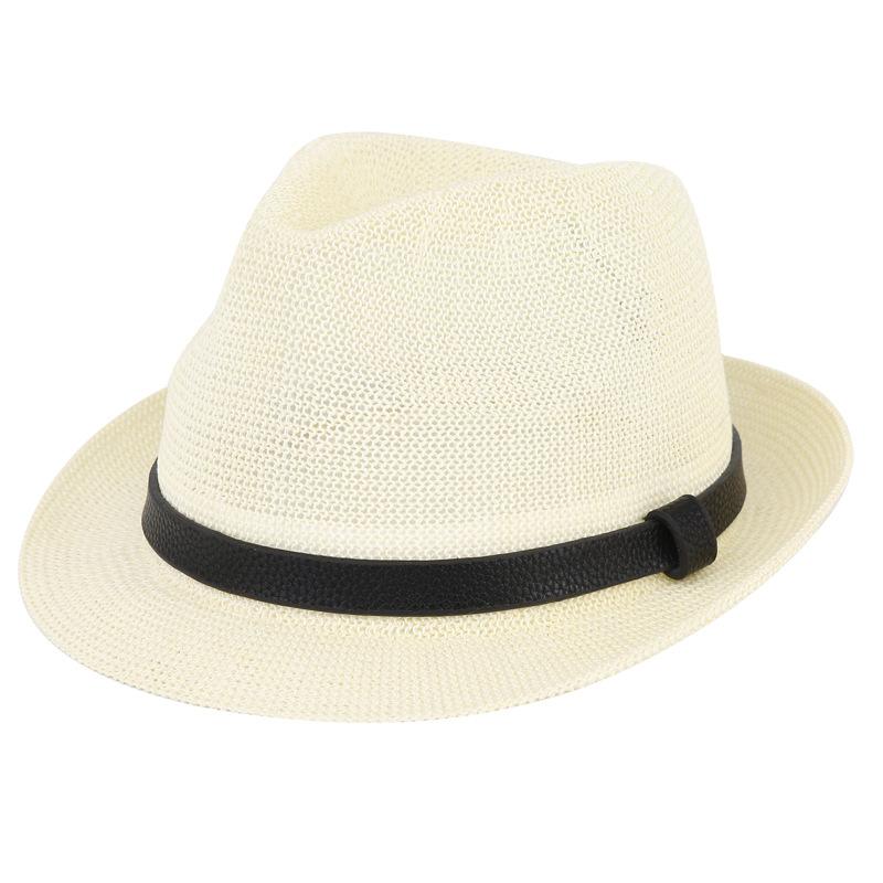 Hat Summer Top Hat European and American Version of Grass Yarn Sunshade Neutral Male and Female Jazz Hat