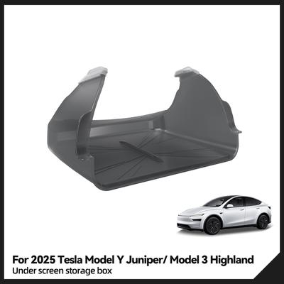 LUCKEASY for Tesla Model Y Launch 2025 Juniper/Model 3 Highland Car Display Screen Hanging Box Tray Organizer Accessories