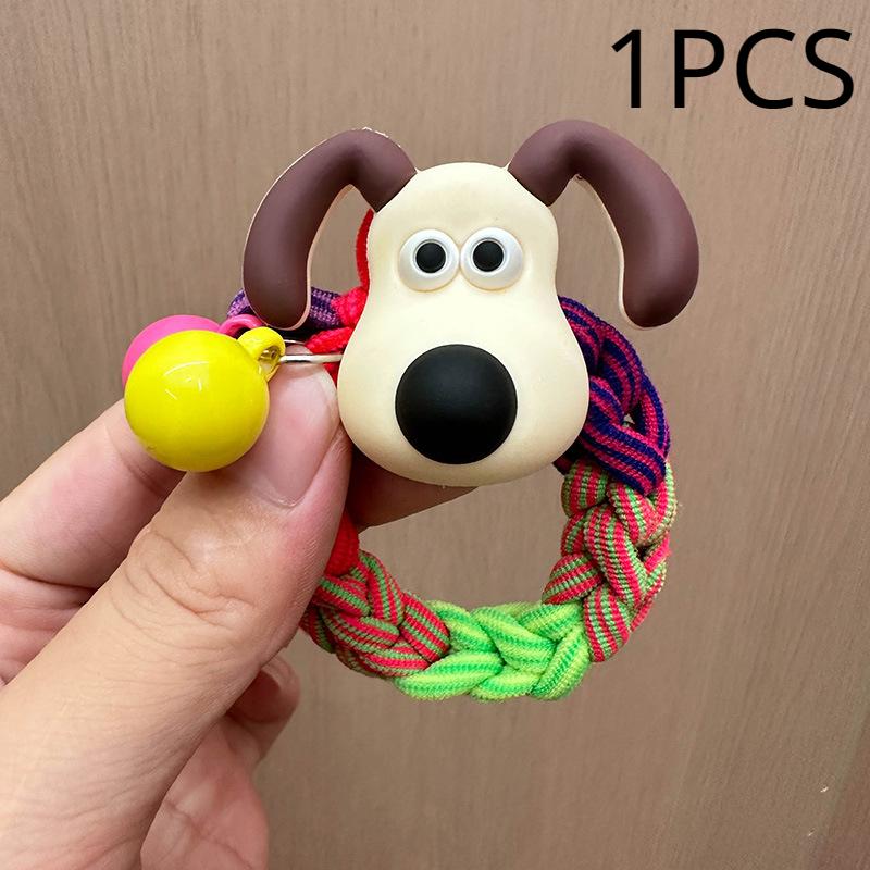 Cute Animal Scrunchies For Hair Accessories Elastic Soft Ponytail Holder Hair Ties Ropes for Teens Girls Women Birthday Gift