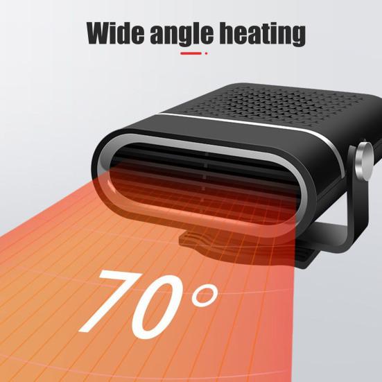 Elektrischer Autoheizlüfter 12V/24V 2-in-1 Autoheizung und Lüfter Tragbarer Windschutzscheiben-Enteisungslüfter für LKW SUV PKW