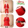Christmas Costume For Men 5-piece Santa Claus Outfit Set