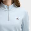 Fila Heritage Simple Casual Skin-Friendly Soft Stretch Long Sleeve Knit T-Shirt Women Tops F11W548204FLB