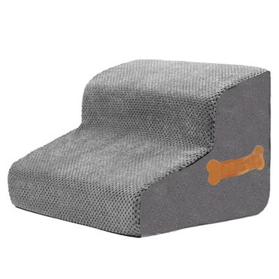 Small Dog Stair Withsponge 2/3 Step Dog Ramp Stair Pineapple Velvet Sponge Filling And Non-Slip Bottom Pet Supplies For Cat A