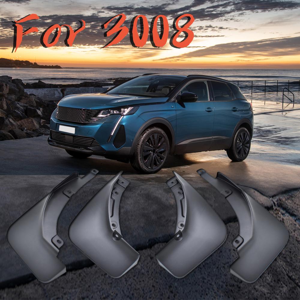 

Для Peugeot 3008 GT брызговики автомобильные аксессуары защита передний и задний брызговик накладка защита от брызг Стайлинг 2022
