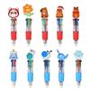 Multicolored Ballpoint Pen 4-Color-in-1 Writing Pens Retractable Ballpoint Pens for Note Taking Journaling