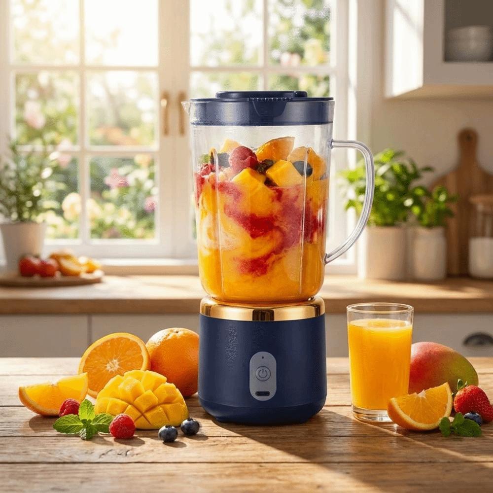 Double Cup Electric Juicer 700Ml Capacity Mini Juicer Must Have USB Juicer Travel Use