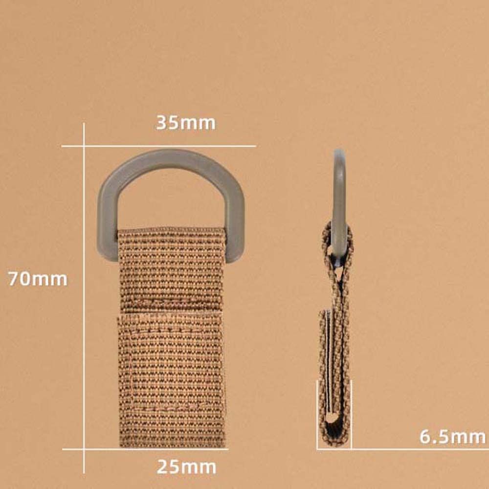Fastener Keychain Outdoor Backpack Hook Bag Hanging Buckle Carabiners Buckle Molle Webbing Clip