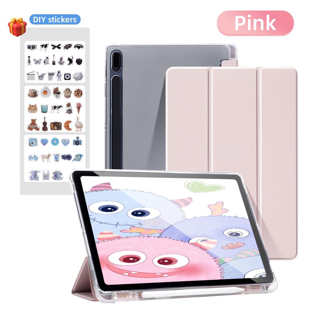 Pouzdro pro Samsung Galaxy Tab A8 10.5 A9 Plus S9 FE Plus S8 Plus S7FE Plus S6 Lite Průhledné pouzdro s držákem na tužku