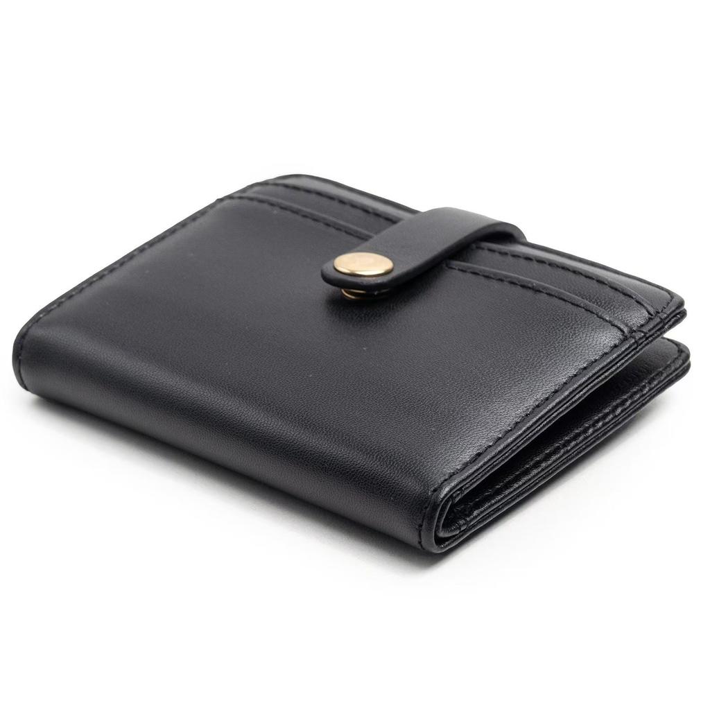 New Arrival Hot Sale Women'S Ultra-Thin Wallet Bifold PU Leather Card Clamp With Key Chain Zipper Document Package