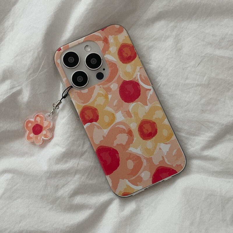 Lanière de téléphone aquarelle florale