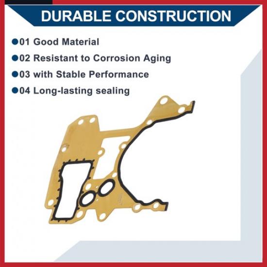 Engine Timing Cover Gasket Set 24405911 for Chevrolet Sonic 1.8L 2012-2018 1Pc