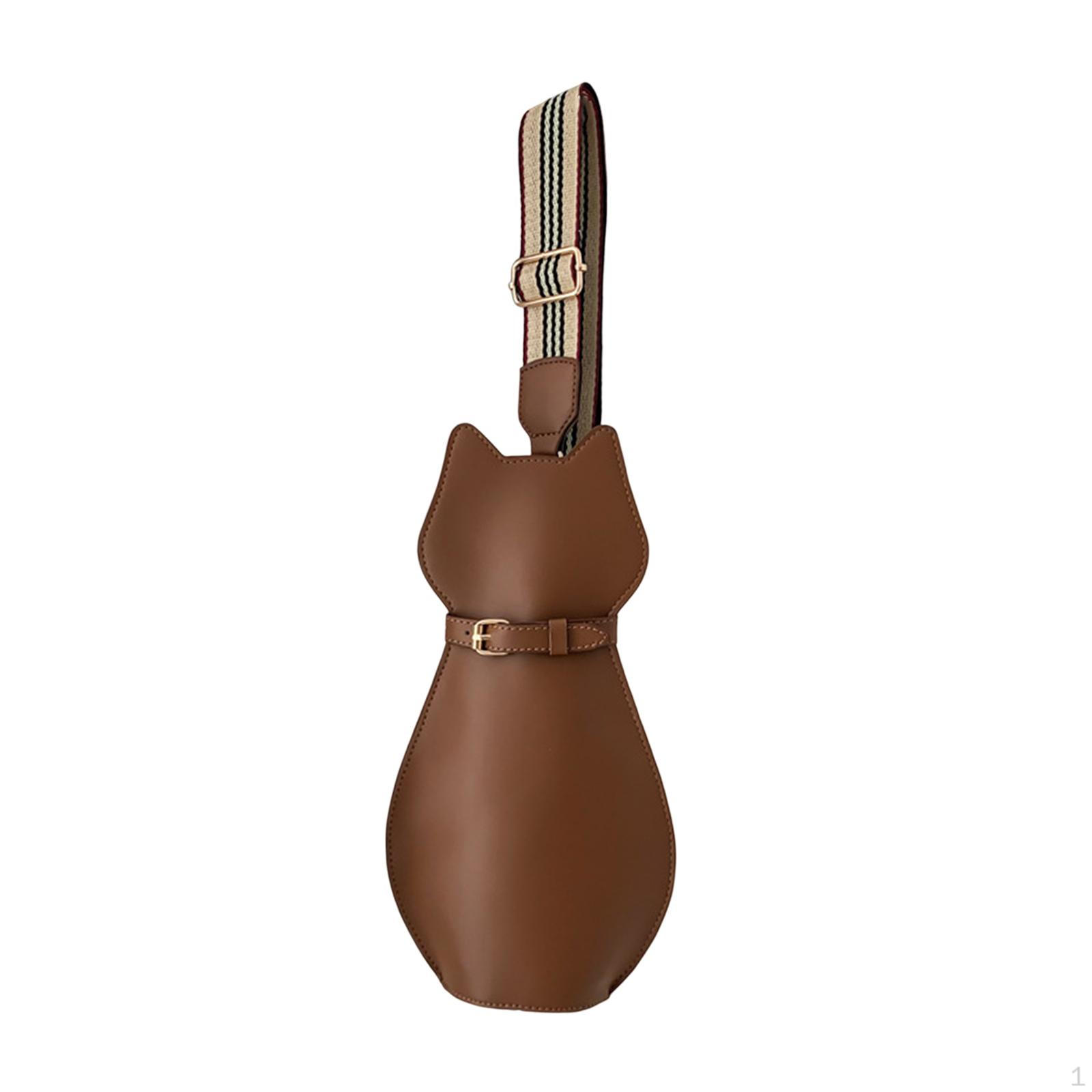 Cat Design Handbag for Women Lightweight Tote Travel And Work светло-коричневого 990₽