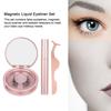 Round Tube Magnetic Liquid   Natural False Eyelashes Lashes Tweezers Kit Cosmetic 001#