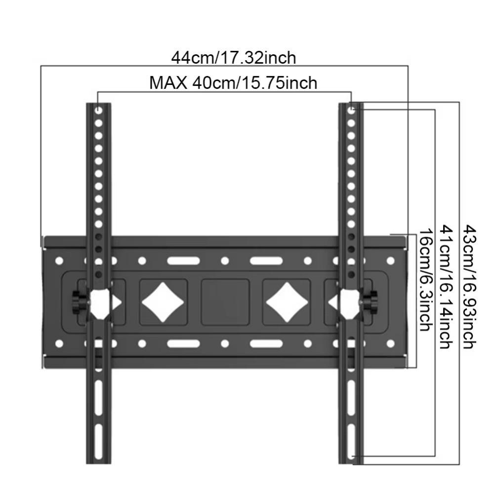 26-75 Inch Wall Mount Bracket Adjustable TV Stand Frame Universal TV Hanger  TV Support