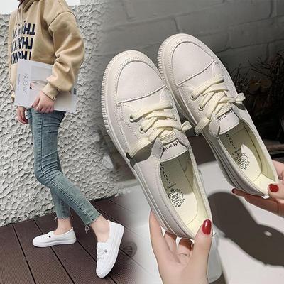 Summer New Trendy Girl White Shoes Personalized Fashion Simple Leisure Travel Japanese Women's Board Shoes Women