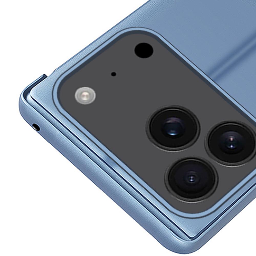 For iPhone 17 Pro Case View Window Stand Leather Flip Phone Cover