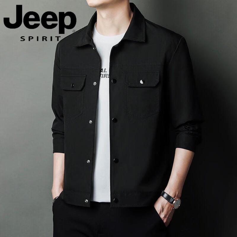 JEEP SPIRIT 2026 Spring/Autumn Casual Lapel Jacket 2XL