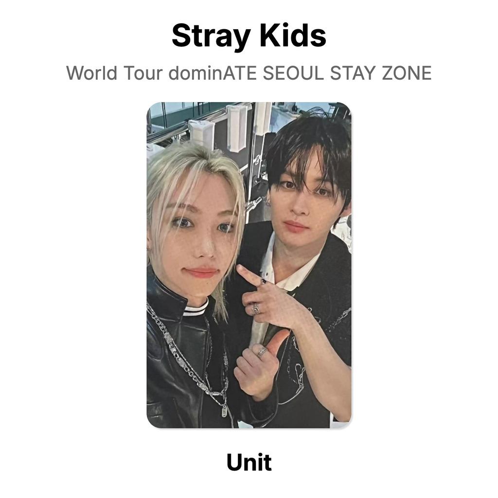 Stray Kids World Tour dominATE SEOUL STAY ZONE Official Photocard