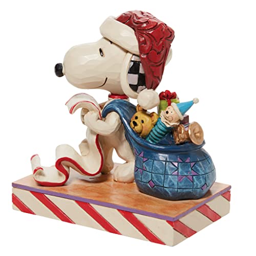 JIM SHORE Santa and Snoopy Wrist and Bag <Christmas> 6010323