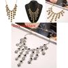 Ethnic Style Simulation Gemstone Decoration Tassel Design Women Necklace For Boho Jewelry Enthusiasts