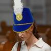 Dress Up Marching Band Hat Sun Protection Drum Major Hat Uniform Hat  Cosplay Carnival