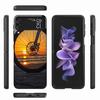 Beautiful Sunset and My Bicycle Phone Case For Samsung Z Flip 6 7 5G Z Flip 5 Galaxy Z Flip 3 4 5G ZFlip Shockproof Hard Cover T
