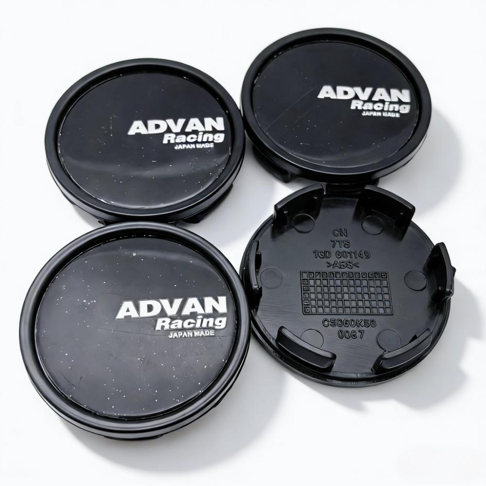 

4pcs 58mm 53mm Car Wheel Center Caps With Advan Racing Logo Emblem Badge Wheel Hubcaps Rim Center Dust Cover Hub Accessories Advan Racing Badge&4pcs K58 Wheel Caps